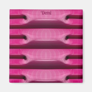 DEMI ~ BON BONS ~ Abstract Pattern ~ PINK ~ Magnet