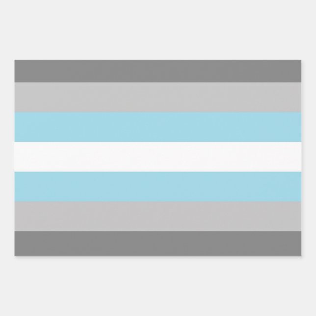 DemiBoy flag Wrapping Paper Sheet (Front)