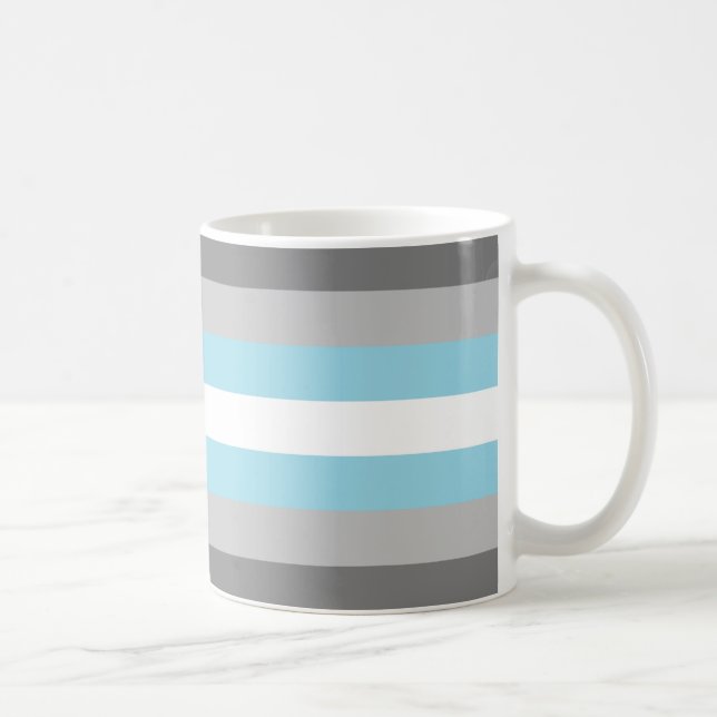 Demiboy Pride Flag Coffee Mug (Right)