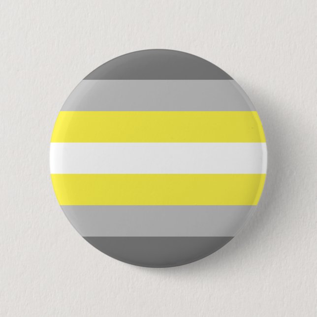 Demigender Pride Flag 6 Cm Round Badge (Front)
