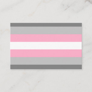 DemiGirl Flag Business Card