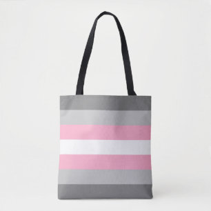 Demigirl Flag LGBT Tote Bag