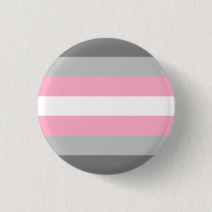 Demigirl Pride Button