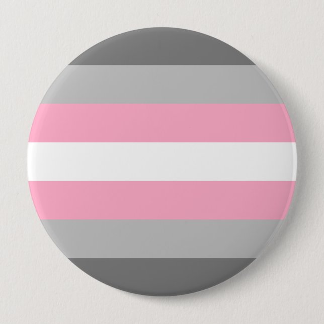Demigirl Pride Flag 10 Cm Round Badge (Front)