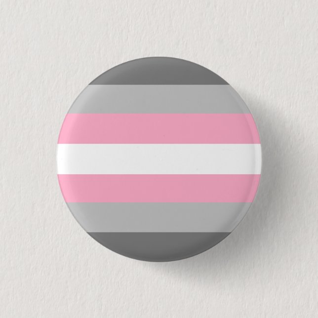 Demigirl Pride Flag Badge (Front)