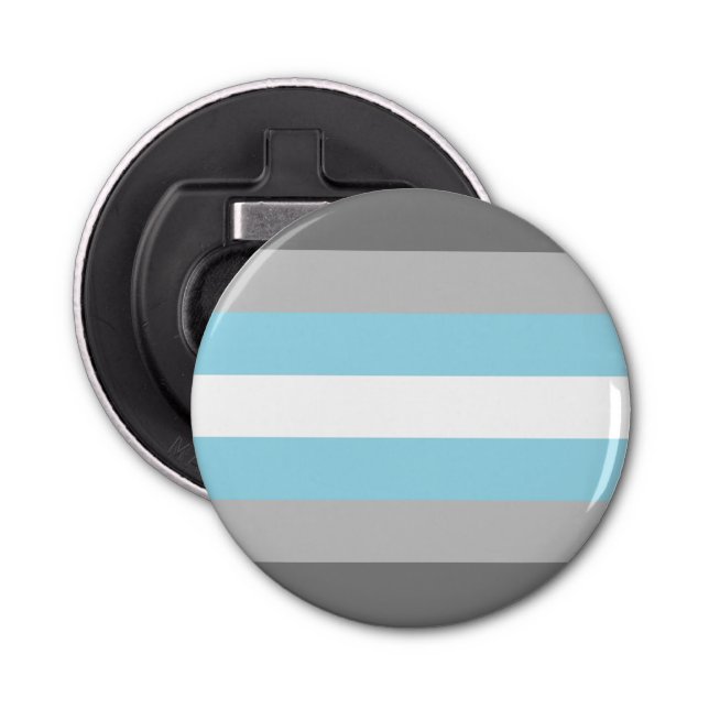 Demiguy Flag LGBT Bottle Opener (Front)
