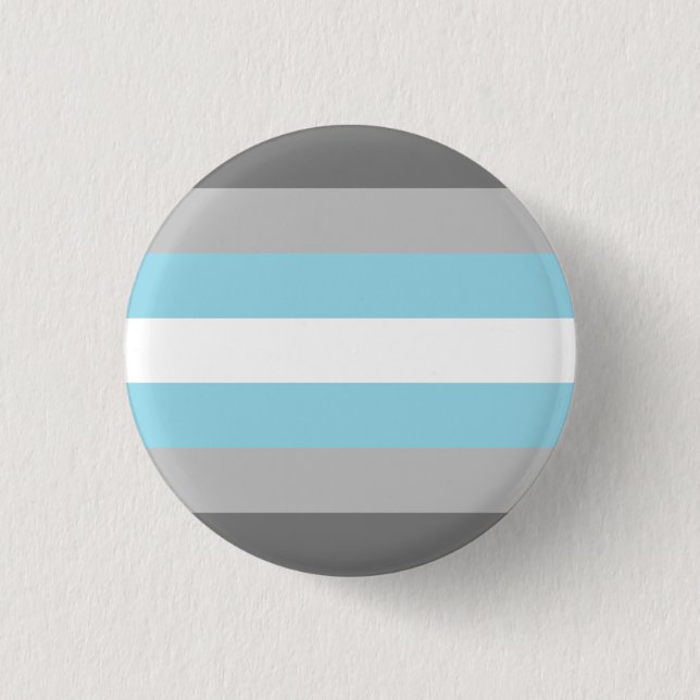 Demiguy Flag LGBT  Button (Front)