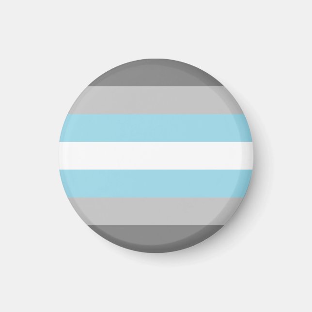Demiguy Flag LGBT Magnet (Front)