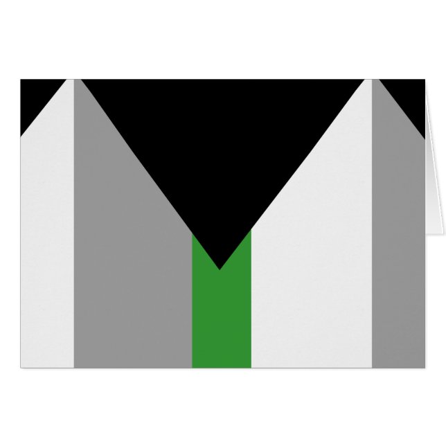 Demiromantic Pride Flag (Front Horizontal)
