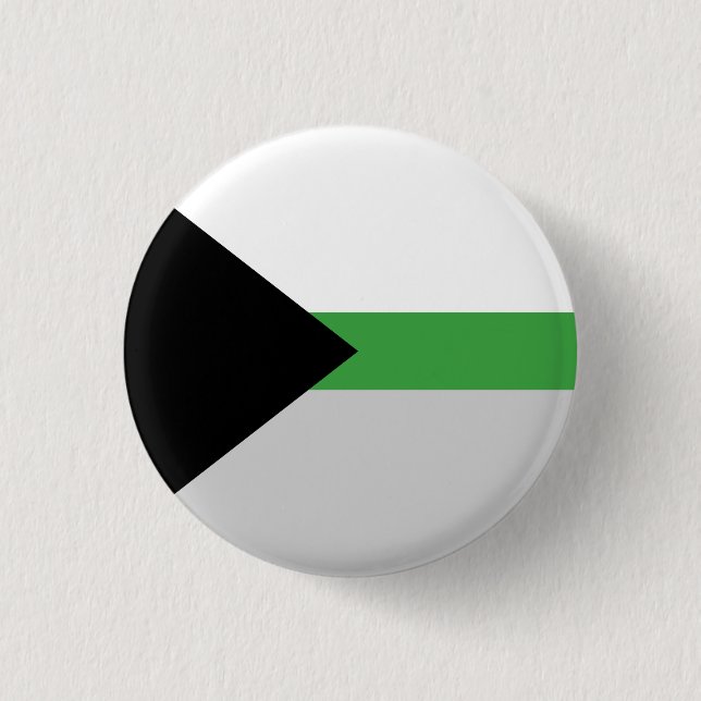 Demiromantic Pride Flag Badge (Front)
