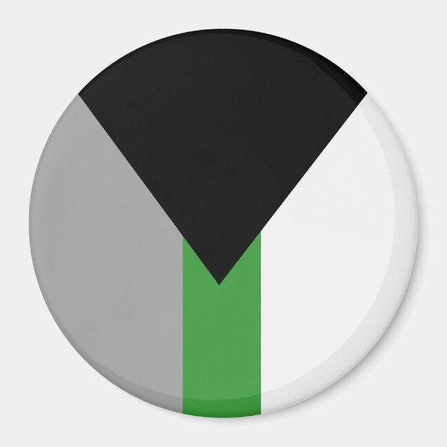 Demiromantic Pride Flag Magnet (Front)