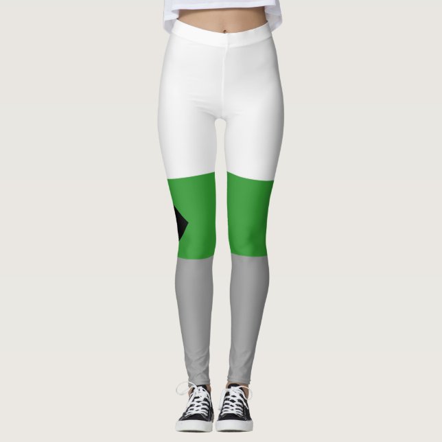 Demiromantic Pride Leggings (Front)
