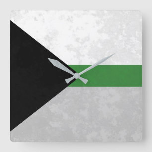 Demiromantic Square Wall Clock