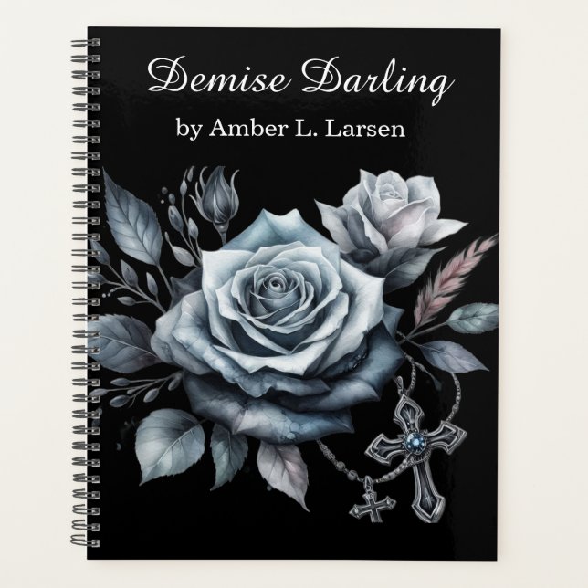 Demise Darling Blue Rose Planner (Front)