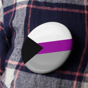 Demisexual Flag Rainbow Gender Diversity Pride 6 Cm Round Badge