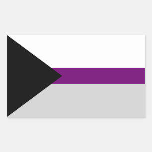 Demisexual Flag Rectangular Sticker