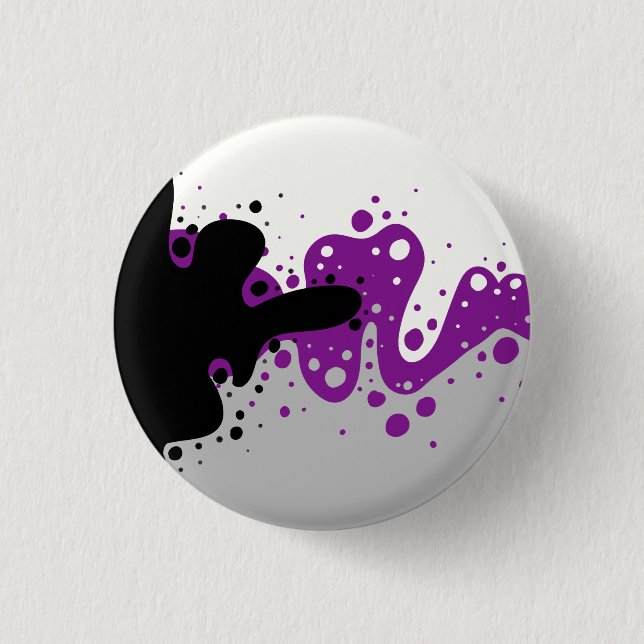 Demisexual Fluid 3 Cm Round Badge (Front)