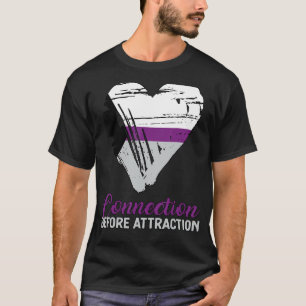 Demisexual Joke Quote Heart Demisexual Flag T-Shirt