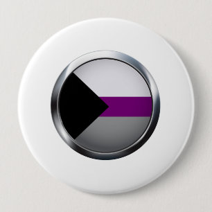 DEMISEXUAL MEDALLION 10 CM ROUND BADGE