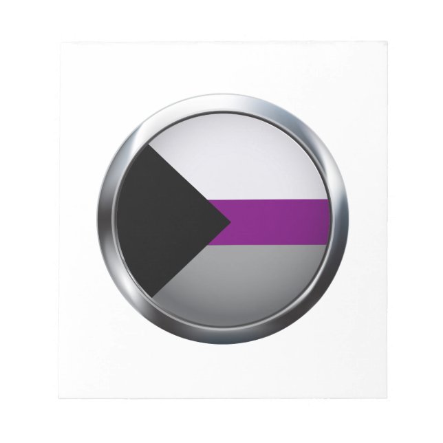 DEMISEXUAL MEDALLION NOTEPAD (Front)