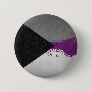 Demisexual Ornamental Flag 6 Cm Round Badge