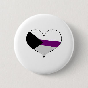 Demisexual Pride 6 Cm Round Badge