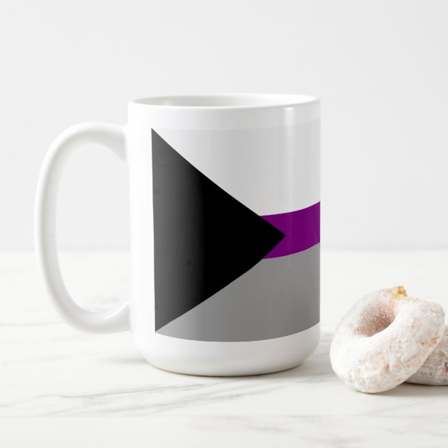 Demisexual Pride Coffee Mug (With Donut)