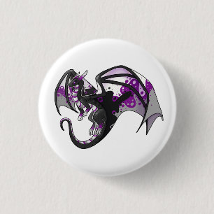 Demisexual Pride Dragon 3 Cm Round Badge