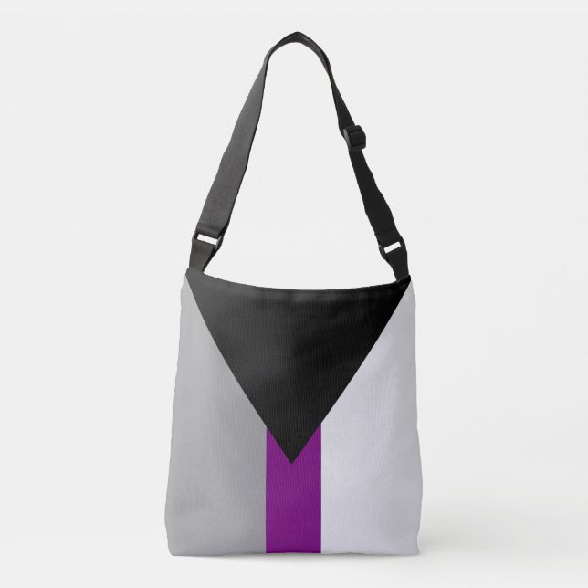 Demisexual Pride Flag Crossbody Bag (Front)