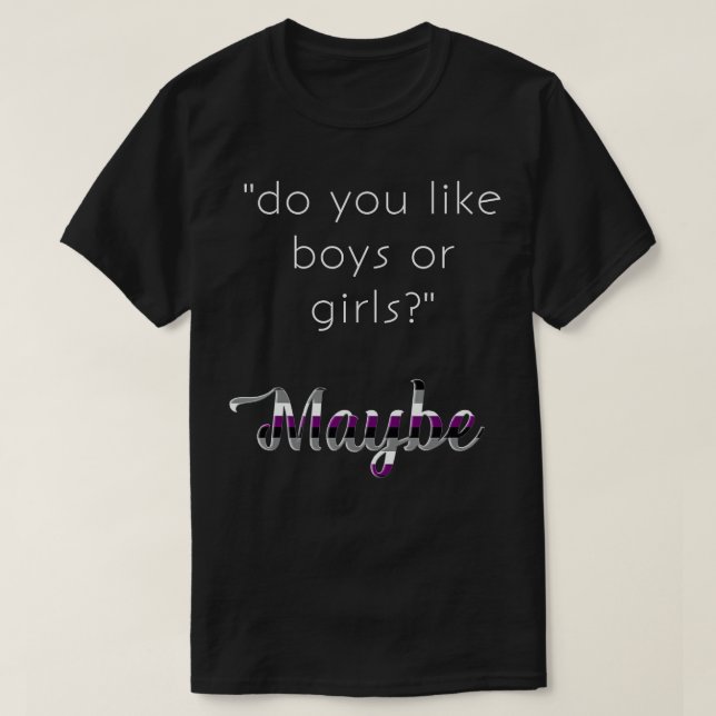 Demisexual Pride Flag  Funny LGB Pride Demi Ace  T-Shirt (Design Front)