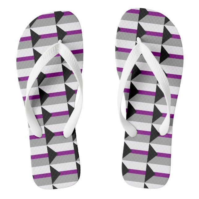 Demisexual Pride Flip Flops (Footbed)