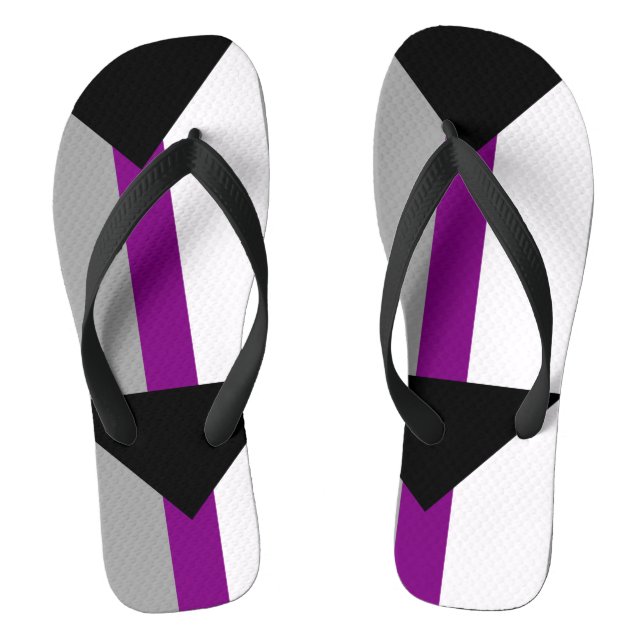 Demisexual Pride Flip Flops (Footbed)