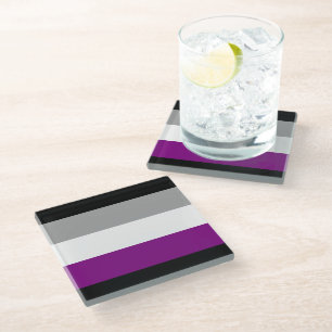 Demisexual Pride Glass Coaster