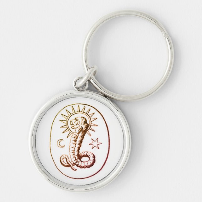 Demiurge Symbol Key Ring (Front)