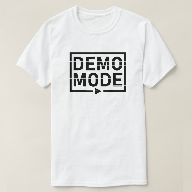 Demo Mode Audio V1 T-Shirt (Design Front)