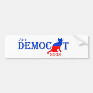 Democat Bumper Sticker