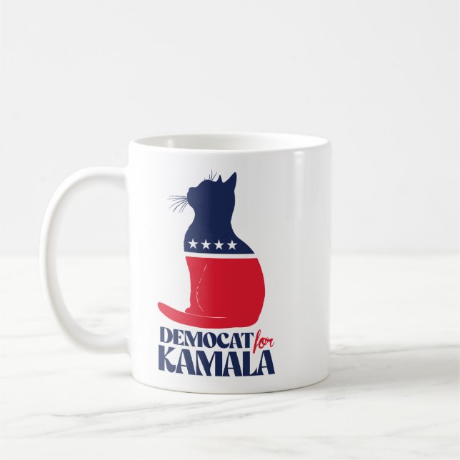 Democat for Kamala Coffee Mug (Left)
