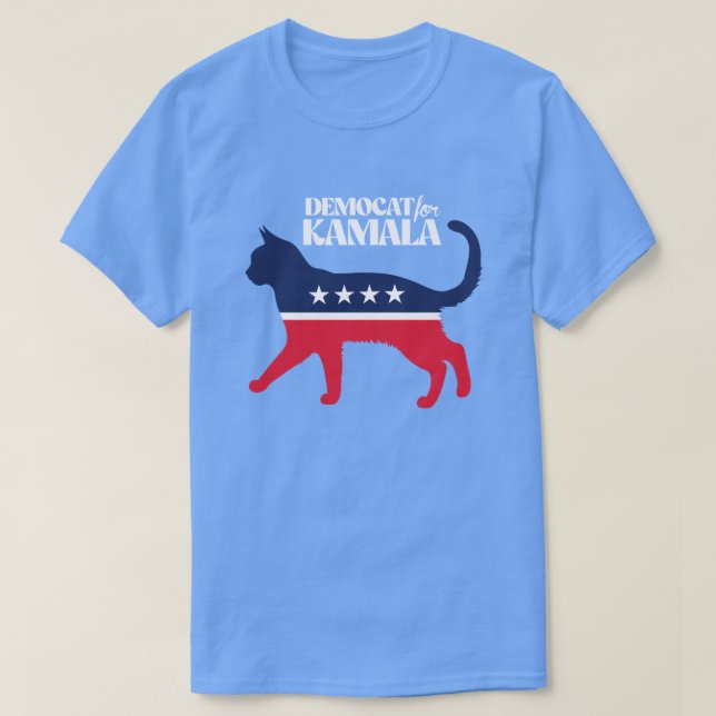 Democat for Kamala T-Shirt (Design Front)