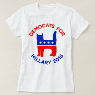 "Democats for Hillary 2016" Women's T-shirt