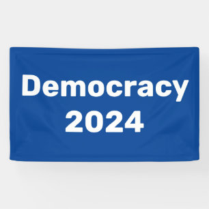 Democracy 2024 Presidential Election Banner