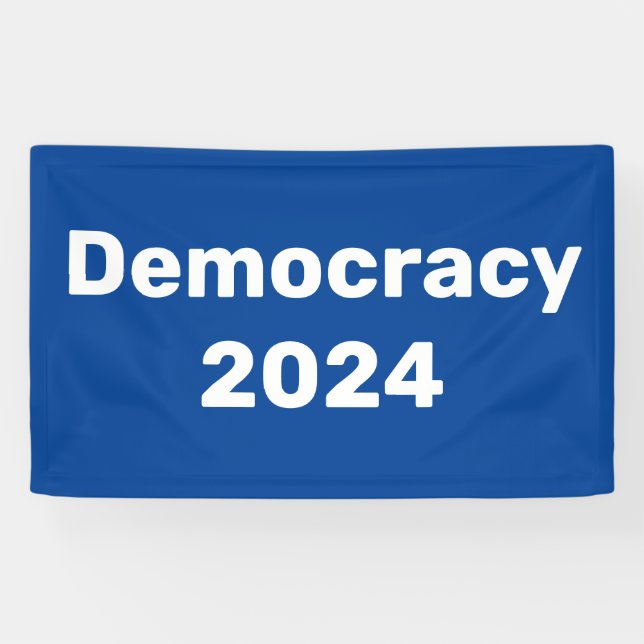 Democracy 2024 Presidential Election Banner (Horizontal)
