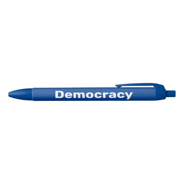 Democracy 2024 Presidential Election Black Ink Pen (Top)