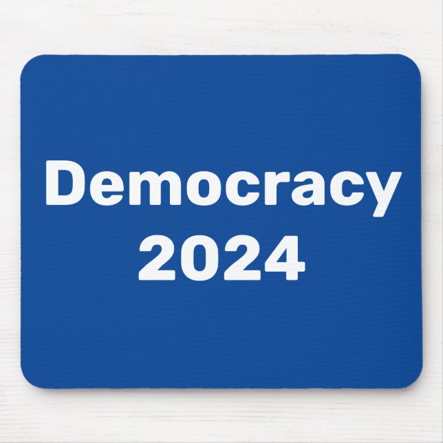 Democracy 2024 Presidential Election Mouse Mat (Front)