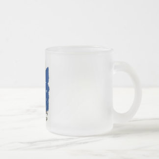 Democracy .. A Challenge - WPA Poster - Frosted Glass Coffee Mug