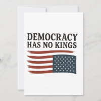 Democracy Has No King Anti Trump USA 