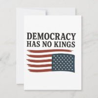 Democracy Has No King Anti Trump USA 
