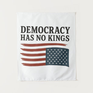 Democracy Has No King Anti Trump USA Tapestry
