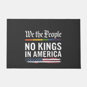 Democracy Has no King Librety Status USA Doormat