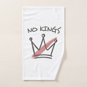 Democracy Has no King Librety Status USA  Hand Towel