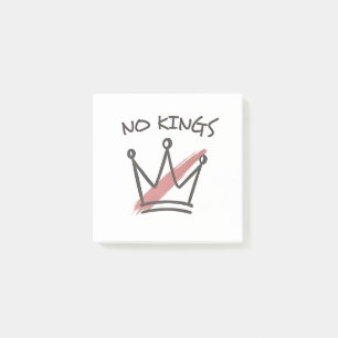 Democracy Has no King Librety Status USA  Post-it Notes
